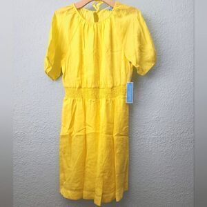 Draper James summer dress linen tencel blend new with tags